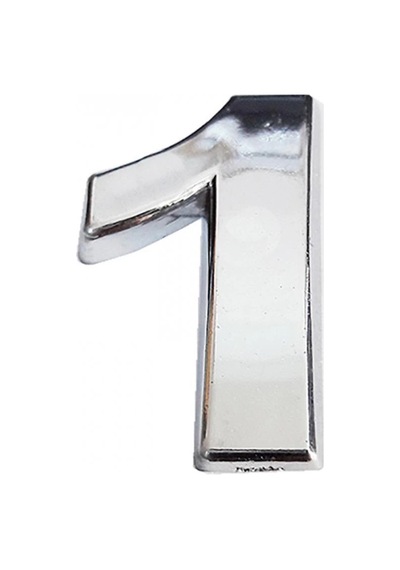 Mey İthalat Cemax Krom Yapışkanlı 1 Rakamı 5 Cm