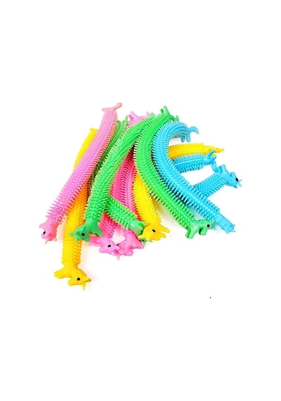 4 Adet Duyusal Stres Oyuncağı Uzayan Bileklik 4 Pcs Colourful Sensory Fidget Toy Anti Stress Toys