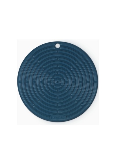 Le Creuset Yuvarlak Silikon Nihale & Tencere Tutacağı Mutfak Ekipmanları Koyu Mavi