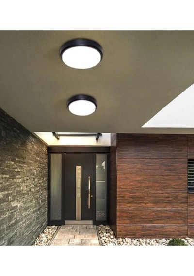 Banyo Tavan Lambası Artos 20w Yuvarlak Siyah Balkon Lambası 6400k Beyaz Led Işık Teras Duvar Lambası Siyah Banyo Tavan Lambası Artos 20w Yuvarlak Siyah Balkon Lambası 6400k Beyaz Led Işık Teras Duvar Lambası Siyah