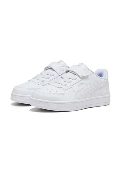 Puma 393839 02 Caven 2.0 Ac+ Ps Beyaz-gümüş-siyah Çocuk Spor Ayak Beyaz