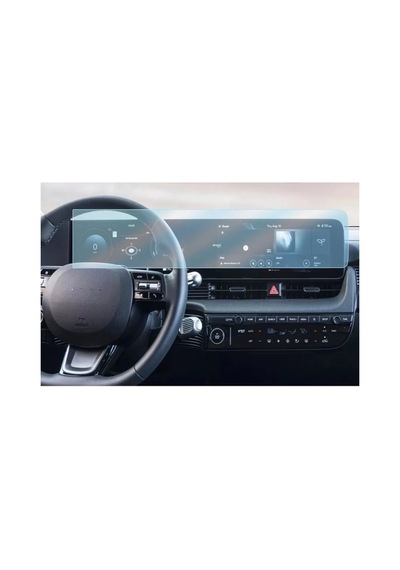 Hyundai İoniq 5 12.3 İnç 9h Nano Gösterge-multimedya Ekran Koruyucu 2 Li Set Parlak 2021-2024
