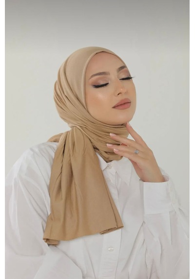 Gesshop Kadın Penya Şal Bej