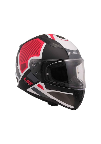 Ls2 Rapid 2 Grid Kapalı Kask Beyaz - Kırmızı