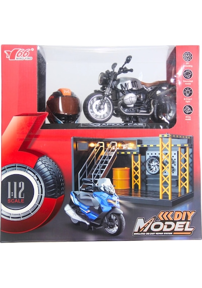 1/12 Motosiklet Latte Pb 3r Sesli Ve Işıklı