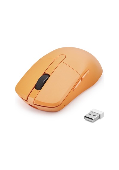 Dual Mode Şarjlı Kablosuz Mouse Bluetooth 2.4 Ghz 6200 Dpı Turuncu Hdx3414g