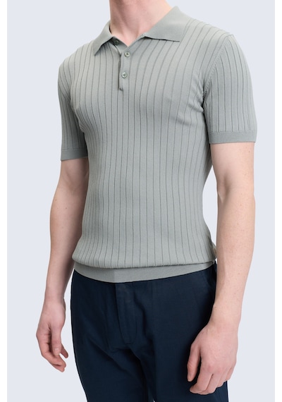 Hatemoğlu Haki Regular Fit Polo Yaka Rayon Tişört