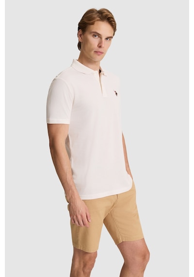 U.S. Polo Assn. U.s. Polo Assn. Erkek Krem Tişört Basic 50326972-vr071