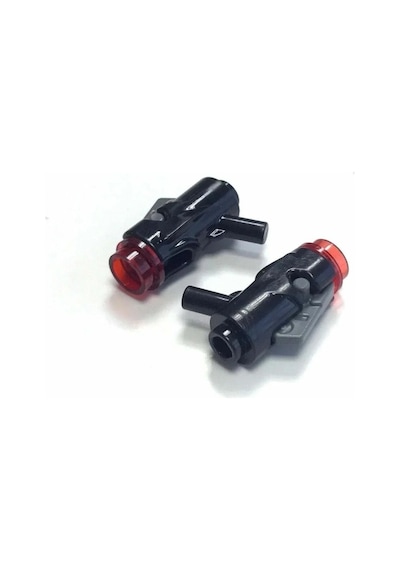 Minifigür Silahları: Star Wars Siyah Blaster 2 Adet