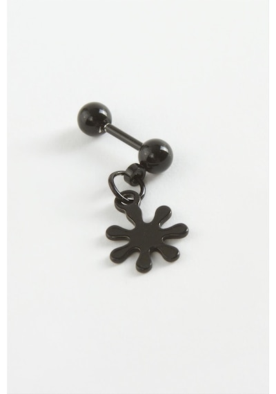 Çiçek Çelik Piercing Semeglbl - 61 1 Adet-siyah Çok Renkli
