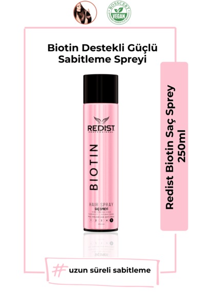 Redist Biotin Saç Sabitleme Spreyi / İnce Telli Ve Hacimsiz Saçlar