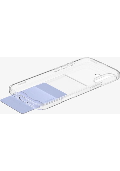 Apple Uyumlu iPhone 16 Plus Kılıf Crystal Slot Crystal Clear - Acs08083