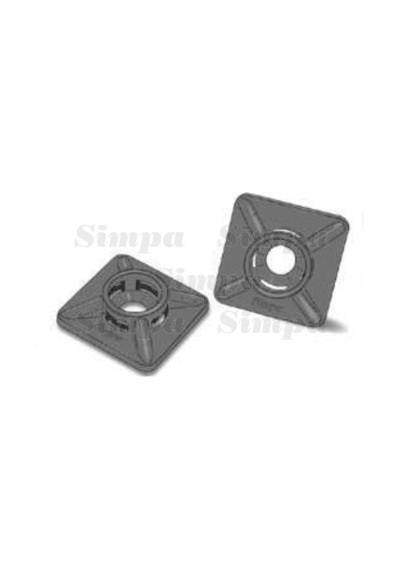 Simpa SP-YKS-2 Yapışkanlı Kroşe,28x28 Siyah, 100 Adet
