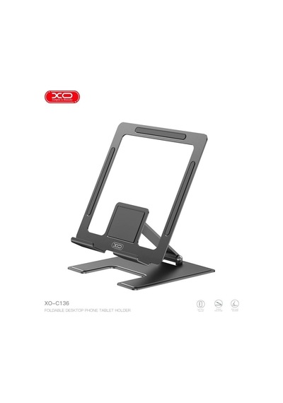 Xo C136 Katlanabilir Metal Tablet Ve Telefon Standı Cep Tutucu Stand Modeli Ayarlanabilir Stant