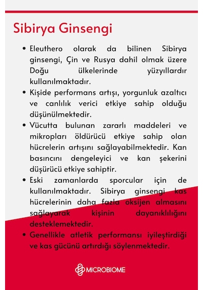 Microbiome Ginseng Complex 30 Kapsül Microbiome Ginseng Complex 30 Kapsül