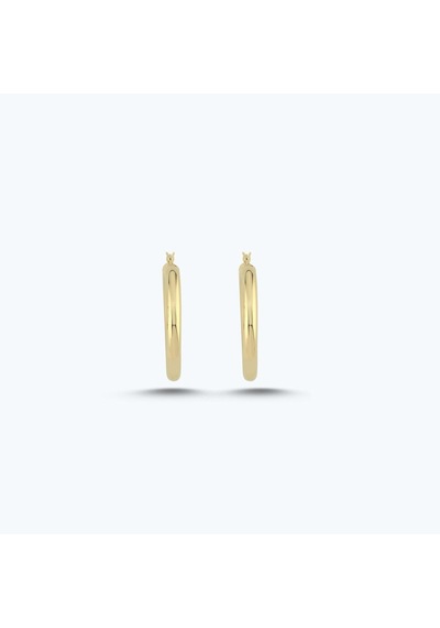 Altınbaş Altın Halka Küpe Akp0249-y-25977-25mm Çok Renkli