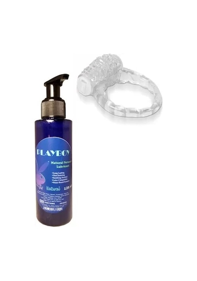 Hubrendy Sh Nmc Titreşimli Penishalkası Ve Playboy Natural Personal Lubricant 125ml