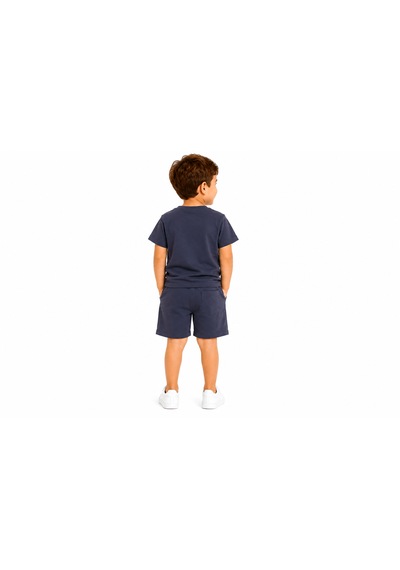 Tucankids Erkek Çocuk %100 Pamuklu İkili Takım Lacivert Füme