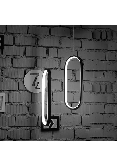 Tra30074B Eco 2X(50X15 Cm) Led Avize Sarkıt Küpe2