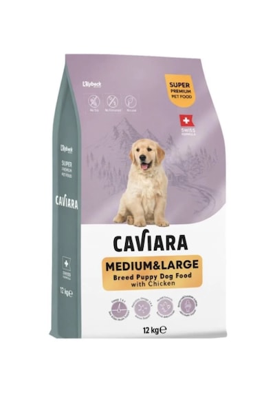 Caviara Tavuklu Orta Ve Büyük Irk Yavru Köpek Maması 2 Kg