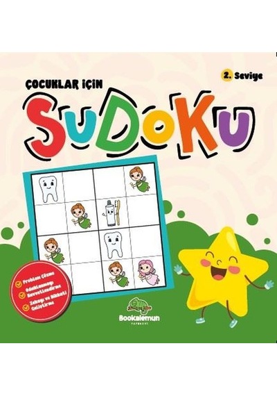 Çocuklar İçin Sudoku 2.Seviye- Bookalemun Yayınları