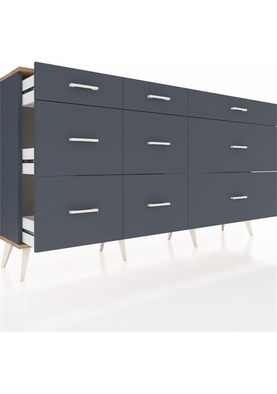 Arges Konsol 9 Çekmeceli 176x30x99 Antrasit-çam/antrasit Atlas Çam/antrasıt - Antrasıt Arges Konsol 9 Çekmeceli 176x30x99 Antrasit-çam/antrasit Atlas Çam/antrasıt - Antrasıt