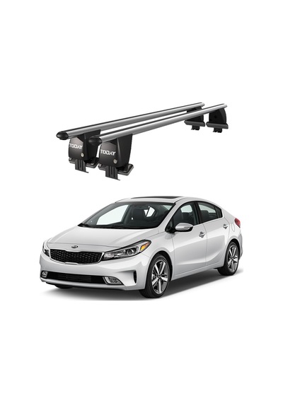 Kia Forte Iı Yd Sedan 2014-2018 Oluksuz Kilitli Ara Atkı Port Bagaj Tavan Barı
