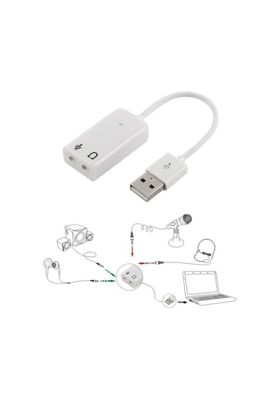 Wozlo 7.1 USB Ses Kartı