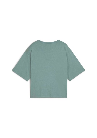 Puma Class Relaxed Crop Tee Yeşil Yeşil
