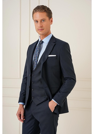 Efor Slim Fit Lacivert Klasik Takım Elbise Tk 896 Lacivert