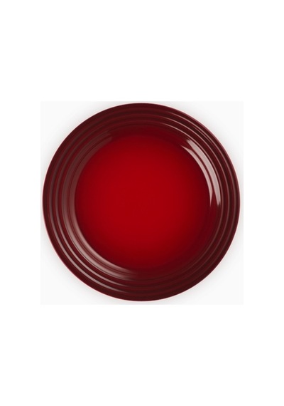 Le Creuset Renkli Dayanıklı Tasarım Seramik Kahvaltı Tabağı 22 Cm Kırmızı