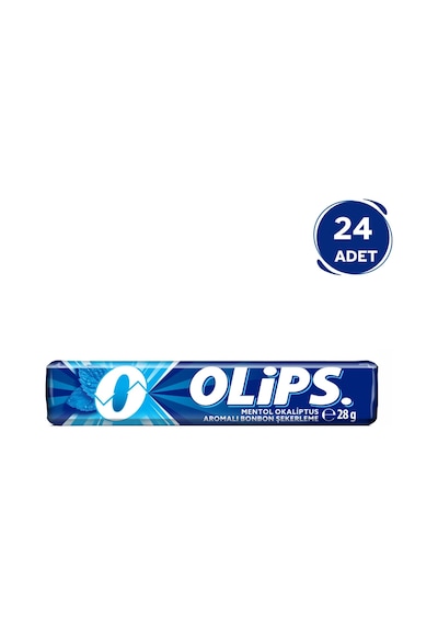 Olips Mentol & Okaliptus Aromalı Bonbon Şekerleme 24 x 28 G