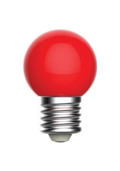 Gece Lambası Ampülü Kırmızı 1w Led E27 Duy