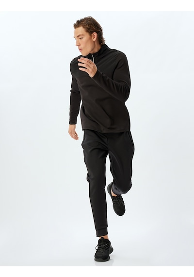 Koton Spor Eşofman Altı Jogger Beli Bağcıklı Fermuarlı Cep Detaylı Siyah 5wam40013nk Siyah Koton Spor Eşofman Altı Jogger Beli Bağcıklı Fermuarlı Cep Detaylı Siyah 5wam40013nk Siyah