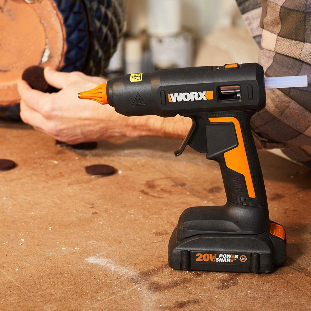 Worx Wx045.9 20volt 11mm Profesyonel Sıcak Mum Silikon Tabancası