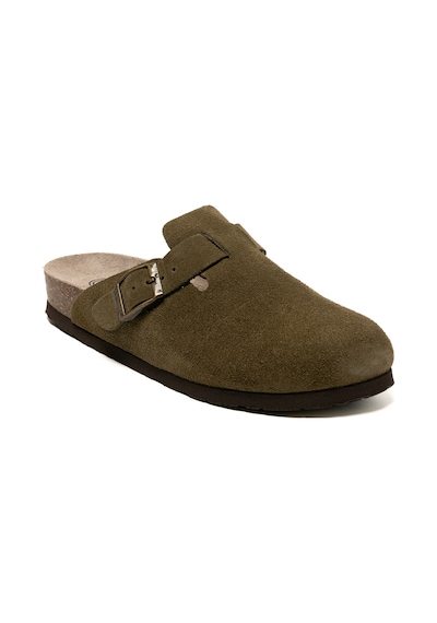 Terlik Kadın Rıva G105944 Genuins Velour Kaki Velour Kaki