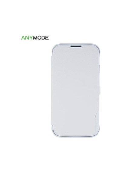Anymode İ9500 Galaxy S4 İle Uyumlu Folio Cover Kılıf Beyaz