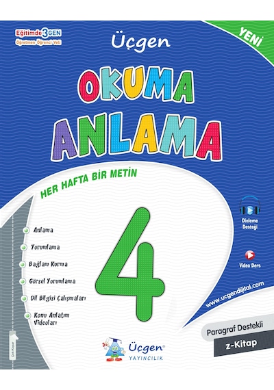 Üçgen 2025 4. Sınıf Türkçe Okuma Anlama 36 Hafta