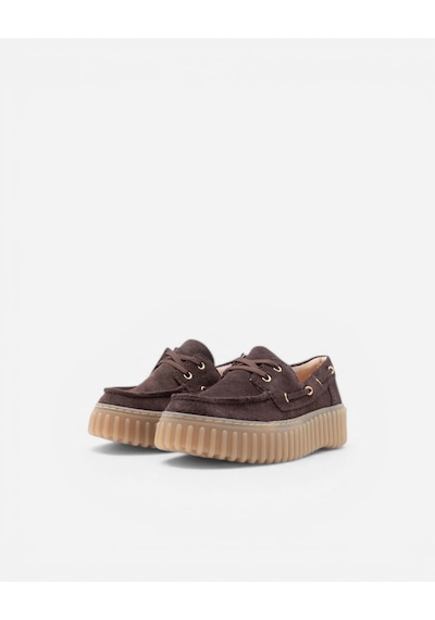Clarks Torhill Boat Dark Brown Suede Kadın Koyu Kahve Günlük Ayakkabı 26186647 Kahverengi Clarks Torhill Boat Dark Brown Suede Kadın Koyu Kahve Günlük Ayakkabı 26186647 Kahverengi