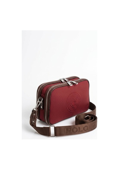 Just Polo Kadın Bordo-kahve 5 Bölmeli Omuz Ve Çapraz Askılı Çantası-bd6000