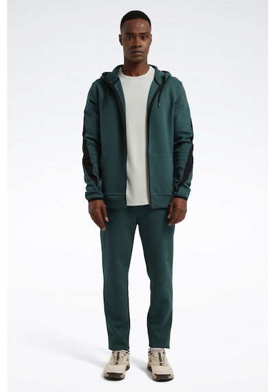 Reebok Dreamblend Fz Orman Yesılı Erkek Eşofman Üstü Yeşil-sıyah Yeşil - Siyah