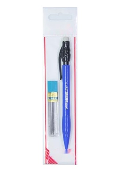 0.7 Mm Kalem + 12'li Yedek Uç Seti, Mavi