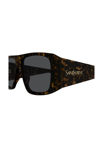 Sl832 002 57 Unisex Geometrik Kırçıllı Kahverengi Kemik Güneş Gözlüğü Kahverengi