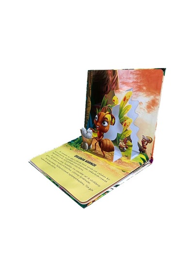 Dostum Kaplumbağa - Pop-Up 3D Hareketli Kitap- Minik Damla
