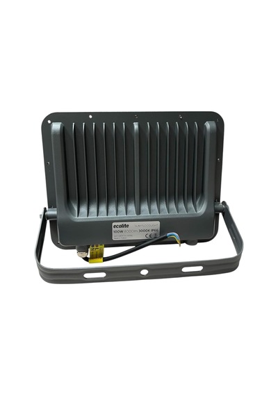 Ecolite 100w Led Projektör 8000 Lümen Ip66 Su Geçirmez Dış Mekan Floodlight Bahçe Duvar Otopark Aydınlatma 220 Volt Sarı Işık 3000k &