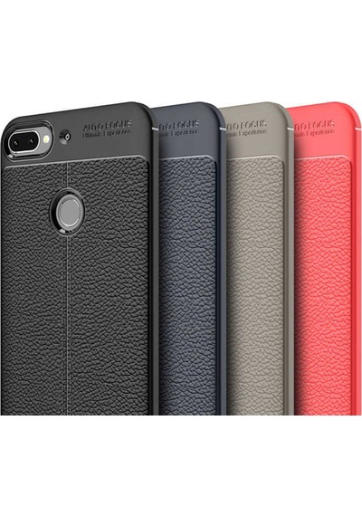 Htc Desire 12 Plus Kılıf Deri Tarzı Niss Silikon Case