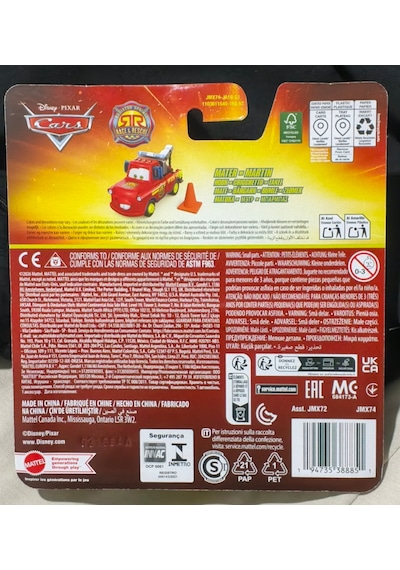 Disney Cars Mater Martin Mate Figürlü 2026 Serisi Çok Renkli