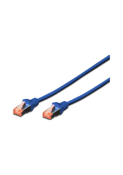 Dıgıtus Dk-1644-A-020/B 2Mt S/Ftp Cat6A Patch Kablo Mavi Halogen