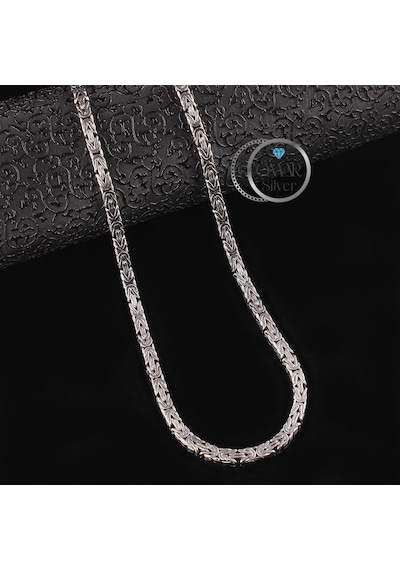 Omar Silver 925 Ayar El İşi Kral Kolye 5,50 Mm Omar Silver 925 Ayar El İşi Kral Kolye 5,50 Mm