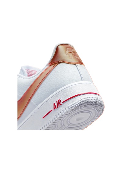 Nike Air Force 1 '07 Jumbo Swoosh Leather Hakiki Deri Erkek Spor Ayakkabı Beyaz Turuncu Nike Air Force 1 '07 Jumbo Swoosh Leather Hakiki Deri Erkek Spor Ayakkabı Beyaz Turuncu
